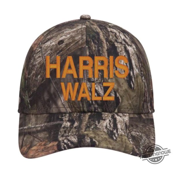 Harris Walz 2024 Hat Mossy Oak Camo Vintage Hat Print Hat Harris Walz Classic Hat trendingnowe 1