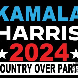 Kamala Harris 2024 Country Over Party Yard Sign With Metal H Stake Kamala Harris Yard Sign Harris Walz 2024 Yard Sign trendingnowe 2