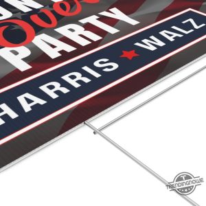 Country Over Party Harris Walz Yard Sign Kamala Harris 2024 Yard Sign With Metal H Stake Harris Walz 2024 Yard Sign trendingnowe 2