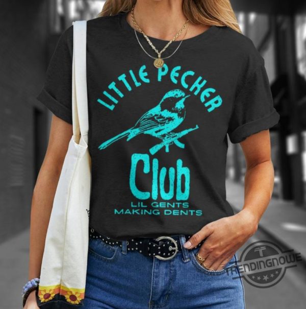 Little Pecker Club Cute Woodpeckers Bird Lover Gym Shirt Little Pecker Club Shirt Sweatshirt Hoodie trendingnowe 3