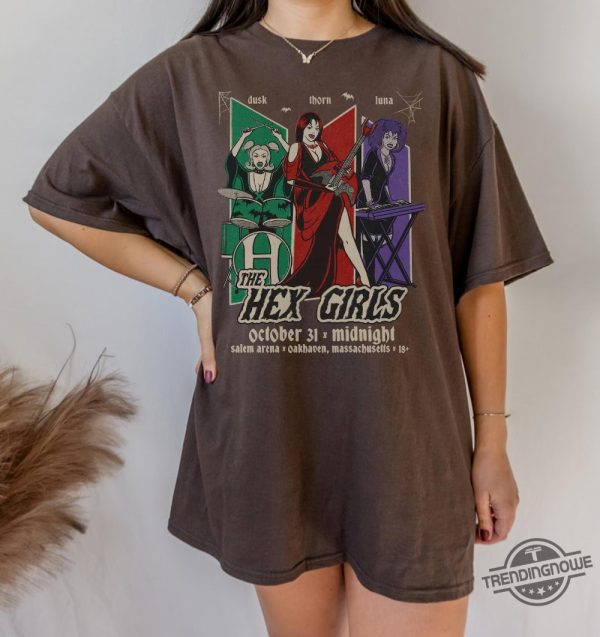 The Hex Girls Shirt The Hex Girls Inspired Tee The Hex Girls Rock Band Music T Shirt Halloween Witch Shirt trendingnowe 1