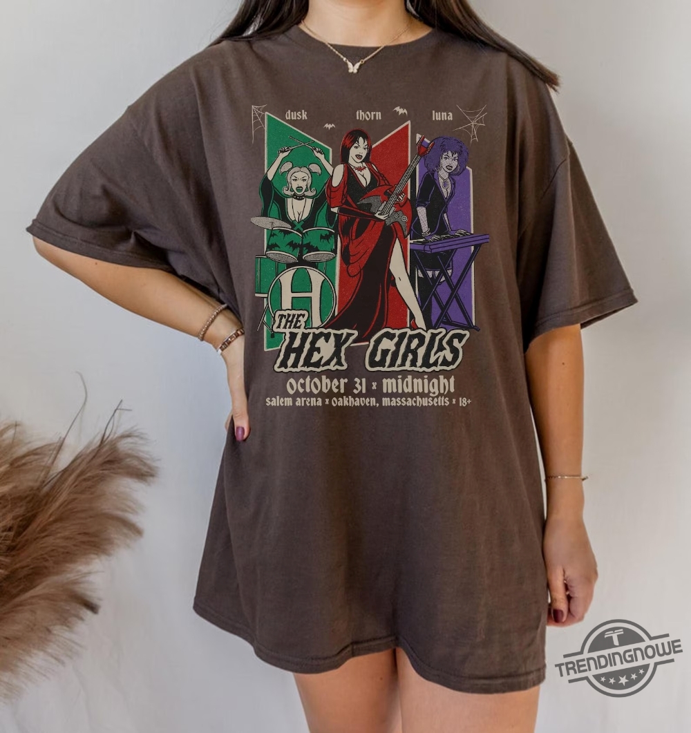 The Hex Girls Shirt The Hex Girls Inspired Tee The Hex Girls Rock Band Music T Shirt Halloween Witch Shirt