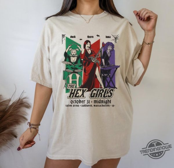 The Hex Girls Shirt The Hex Girls Inspired Tee The Hex Girls Rock Band Music T Shirt Halloween Witch Shirt trendingnowe 4