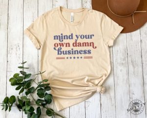 Mind Your Own Business Shirt Tim Walz Harris Walz 2024 Election Tshirt Vote Blue Hoodie Kamala Harris For President 2024 Sweatshirt Funny 2024 Election Shirt giftyzy 4