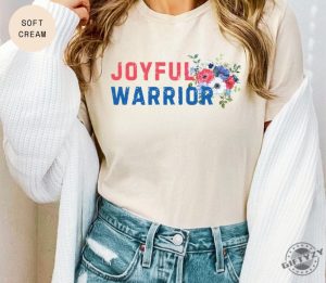 Joyful Warrior Kamala Harris 2024 Us Election President Shirt giftyzy 2