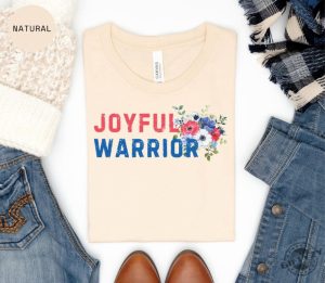 Joyful Warrior Kamala Harris 2024 Us Election President Shirt giftyzy 3