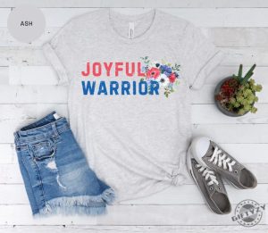 Joyful Warrior Kamala Harris 2024 Us Election President Shirt giftyzy 5