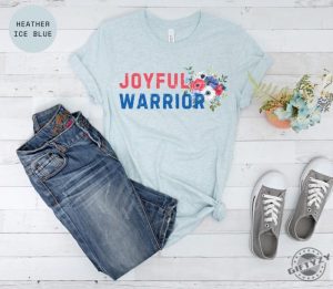 Joyful Warrior Kamala Harris 2024 Us Election President Shirt giftyzy 6