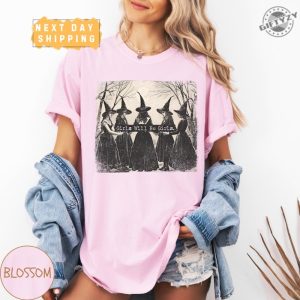 Vintage Girls Will Be Girls Witch Tshirt Funny Witch Vintage Sweatshirt Vintage Halloween Women Hoodie Witchy Vibes Shirt giftyzy 5