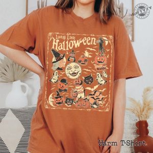 Retro Halloween Shirt Long Live Halloween Sweatshirt Ghost Reading Tshirt Vintage Ghost Halloween Hoodie Retro Fall Shirt giftyzy 2