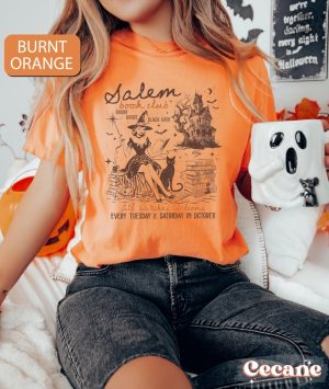 Salem Book Club Shirt Bookish Halloween Sweatshirt Spooky Reader Tshirt Funny Book Lover Hoodie Salem Witches Shirt giftyzy 4