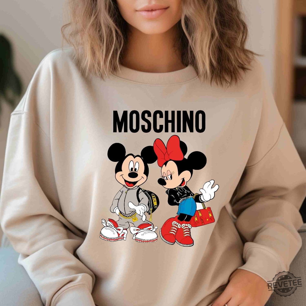 Moschino Fashion Sweatshirt Moschino T Shirt Moschino Mickey Shirt Moschino Minnie Shirt Disney World Shirt