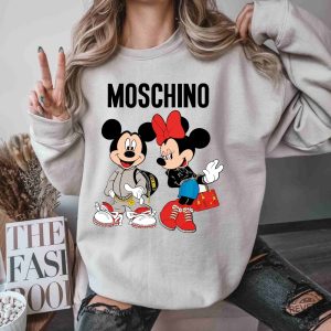 Moschino Fashion Sweatshirt Moschino T Shirt Moschino Mickey Shirt Moschino Minnie Shirt Disney World Shirt revetee 2