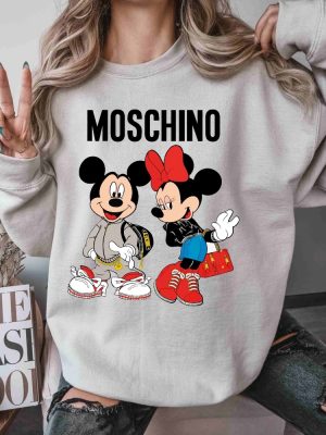 Moschino Fashion Sweatshirt Moschino T Shirt Moschino Mickey Shirt Moschino Minnie Shirt Disney World Shirt revetee 2