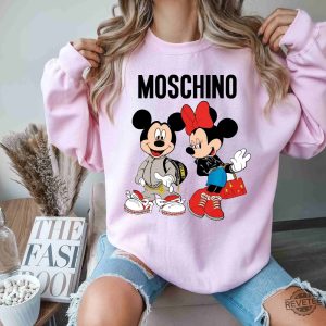 Moschino Fashion Sweatshirt Moschino T Shirt Moschino Mickey Shirt Moschino Minnie Shirt Disney World Shirt revetee 3