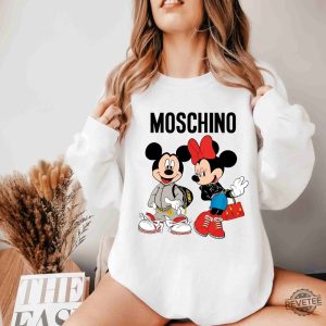 Moschino Fashion Sweatshirt Moschino T Shirt Moschino Mickey Shirt Moschino Minnie Shirt Disney World Shirt revetee 4