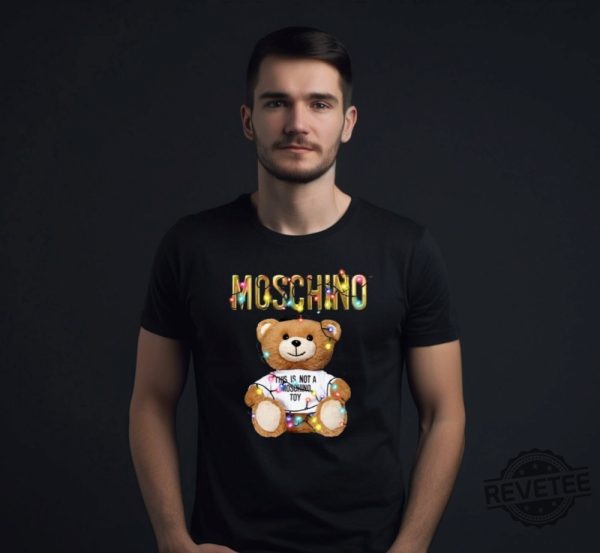 Moschino Vintage T Shirt Moschino Teddy Bear Shirt Teddy Bear T Shirt Moschino T Shirt revetee 1