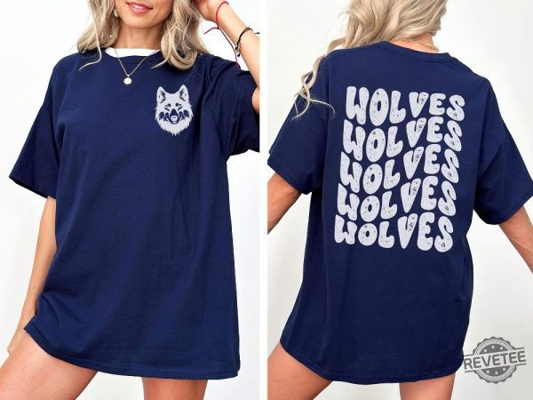 Wolves Shirt Wolves Mascot Shirt Wolves Game Day Apparel revetee 5