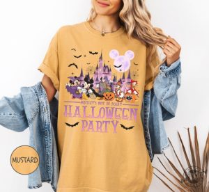 Disney Halloween 2024 Tshirt 2024 Mickey Not So Scary Halloween Party Sweatshirt Disney Halloween Party Hoodie Halloween Family Matching Shirt giftyzy 5