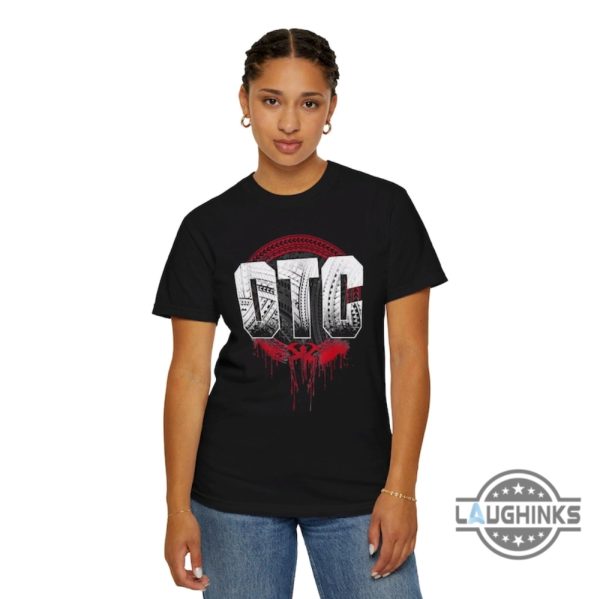 wwe roman reigns otc shirt double sided