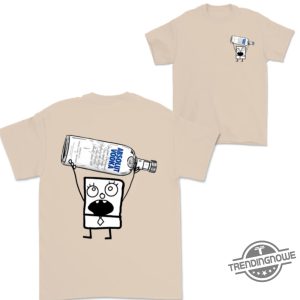 Doodlebob Absolut Vodka Shirt 2 Sided Funny Drinking Tshirt Summer Tshirt Doodlebob Shirt Unisex Tshirt For Men For Women trendingnowe 3