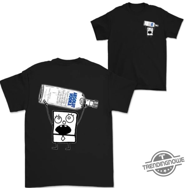 Doodlebob Absolut Vodka Shirt 2 Sided Funny Drinking Tshirt Summer Tshirt Doodlebob Shirt Unisex Tshirt For Men For Women trendingnowe 5