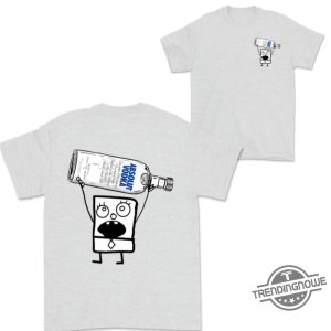 Doodlebob Absolut Vodka Shirt 2 Sided Funny Drinking Tshirt Summer Tshirt Doodlebob Shirt Unisex Tshirt For Men For Women trendingnowe 6