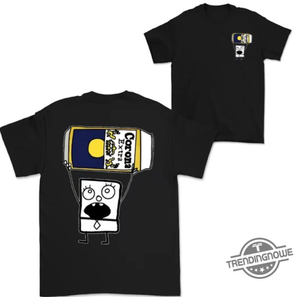 Doodlebob Corona Extra Shirt 2 Sided Funny Drinking Tshirt Summer Tshirt Doodlebob Shirt Unisex Tshirt For Men For Women trendingnowe 3