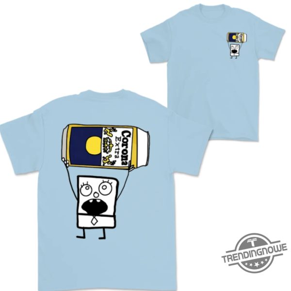 Doodlebob Corona Extra Shirt 2 Sided Funny Drinking Tshirt Summer Tshirt Doodlebob Shirt Unisex Tshirt For Men For Women trendingnowe 4