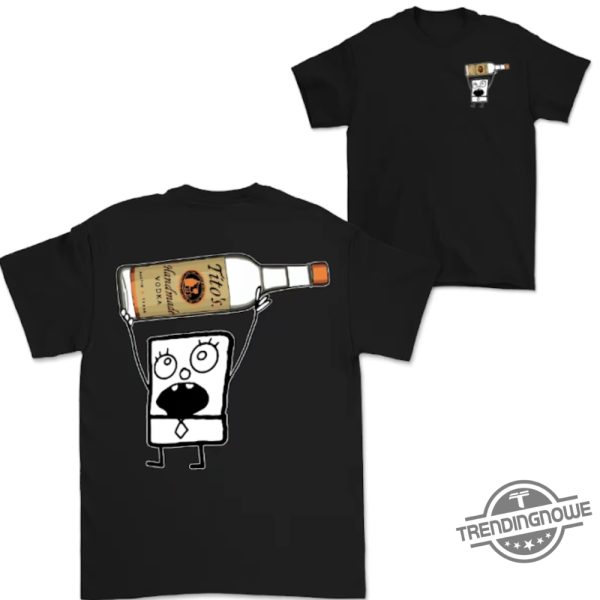 Doodlebob Titos Vodka Shirt 2 Sided Funny Drinking Tshirt Summer Tshirt Doodlebob Shirt Unisex Tshirt For Men For Women trendingnowe 3