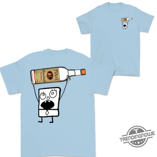 Doodlebob Titos Vodka Shirt 2 Sided Funny Drinking Tshirt Summer Tshirt Doodlebob Shirt Unisex Tshirt For Men For Women trendingnowe 4