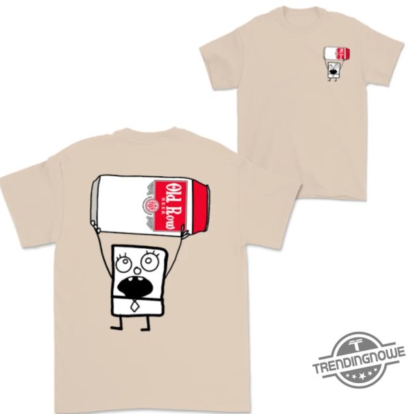 Doodlebob Old Row Shirt 2 Sided Funny Drinking Tshirt Summer Tshirt Doodlebob Shirt Unisex Tshirt For Men For Women trendingnowe 2