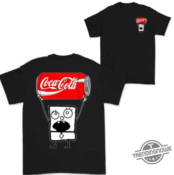 Doodlebob Coca Cola Shirt 2 Sided Funny Drinking Tshirt Summer Tshirt Doodlebob Shirt Unisex Tshirt For Men For Women trendingnowe 3