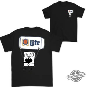 Doodlebob Lite Beer Essential Shirt 2 Sided Funny Drinking Tshirt Summer Tshirt Doodlebob Shirt Unisex Tshirt For Men For Women trendingnowe 3