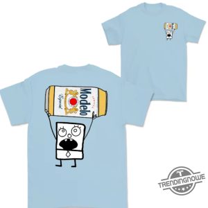 Doodlebob Modelo Beer Essential Shirt 2 Sided Funny Drinking Tshirt Summer Tshirt Doodlebob Shirt Unisex Tshirt For Men For Women trendingnowe 2