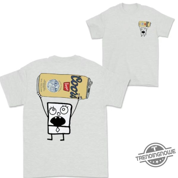 Doodlebob Coors Banquet Shirt 2 Sided Funny Drinking Tshirt Summer Tshirt Doodlebob Shirt Unisex Tshirt For Men For Women trendingnowe 5