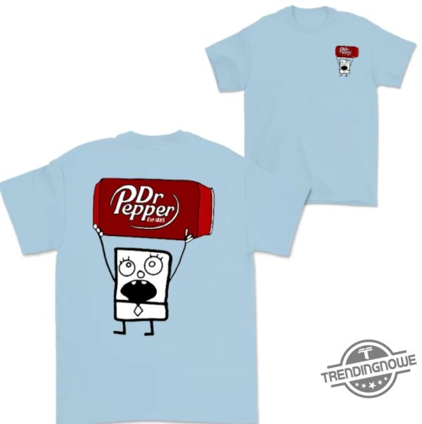 Doodlebob Dr Pepper Shirt 2 Sided Funny Drinking Tshirt Summer Tshirt Doodlebob Shirt Unisex Tshirt For Men For Women trendingnowe 4