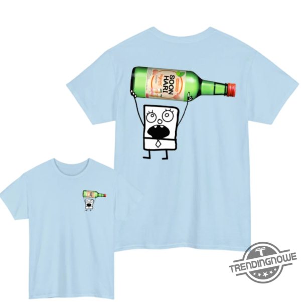 Doodlebob Soju Shirt 2 Sided Funny Drinking Tshirt Summer Tshirt Doodlebob Shirt Unisex Tshirt For Men For Women trendingnowe 1