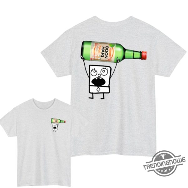 Doodlebob Soju Shirt 2 Sided Funny Drinking Tshirt Summer Tshirt Doodlebob Shirt Unisex Tshirt For Men For Women trendingnowe 5