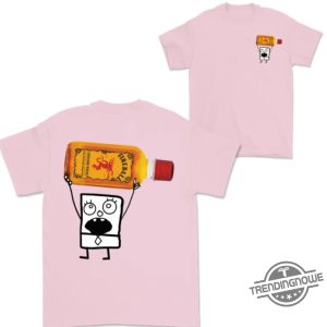 Doodlebob Fireball Whiskey Shirt 2 Sided Funny Drinking Shirt Summer Tshirt Doodlebob Shirt Unisex Tshirt For Men For Women trendingnowe 4