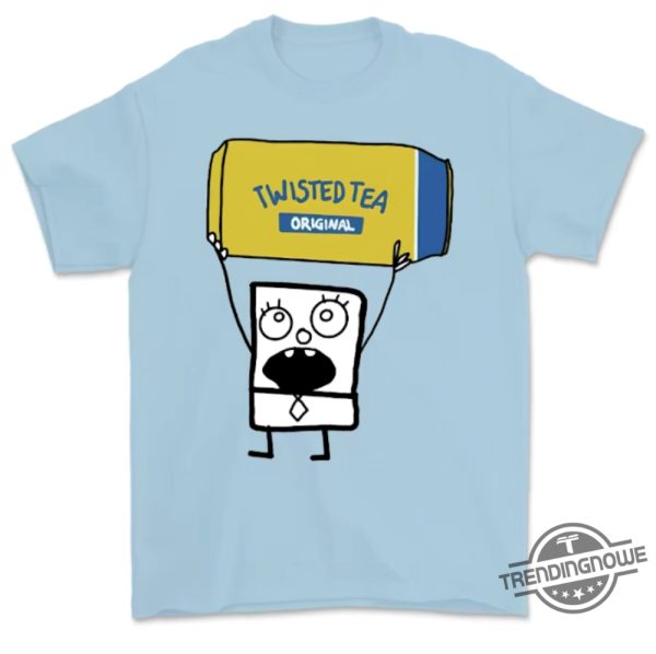 Doodlebob Twisted Tea Essential Shirt 2 Sided Funny Drinking Tshirt Summer Tshirt Doodlebob Shirt Unisex Tshirt For Men For Women trendingnowe 1