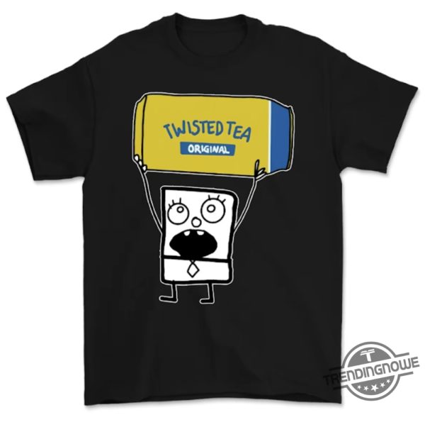 Doodlebob Twisted Tea Essential Shirt 2 Sided Funny Drinking Tshirt Summer Tshirt Doodlebob Shirt Unisex Tshirt For Men For Women trendingnowe 4