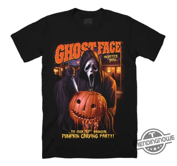 Ghost Face Halloween Party Shirt Vintage Ghostface T Shirt Halloween Gift Shirt For Men Women trendingnowe 1