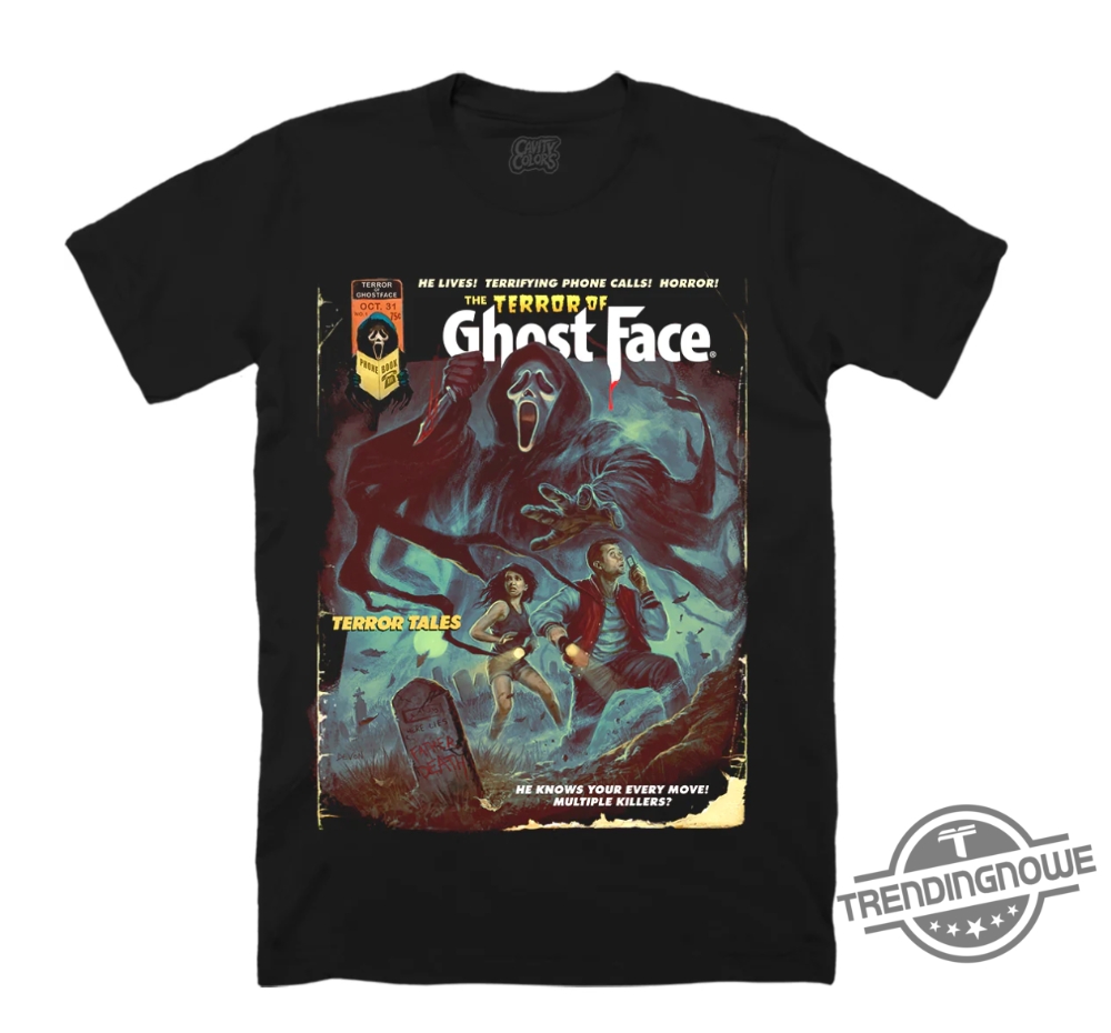 Ghost Face The Terror Of Ghost Face Shirt Vintage Ghostface T Shirt Halloween Gift Shirt For Men Women