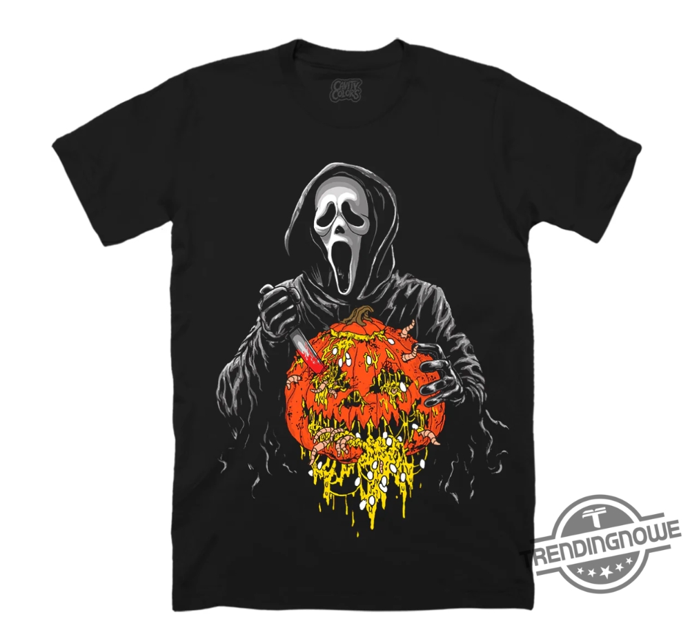 Ghost Face Creepy Carver Shirt Vintage Ghostface T Shirt Halloween Gift Shirt For Men Women