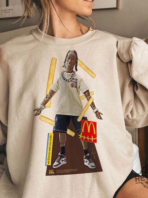 Travis Scott Cactus Jack Mcdonalds Shirt Mcdonalds Shirt Travis Scott Mcdonalds Shirt revetee 2