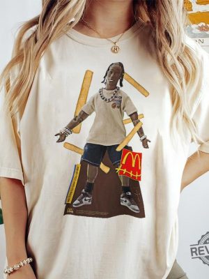 Travis Scott Cactus Jack Mcdonalds Shirt Mcdonalds Shirt Travis Scott Mcdonalds Shirt revetee 3