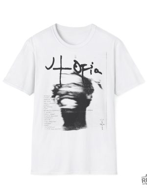 Travis Scott Utopia Unisex Softstyle T Shirt Travis Scott Utopia Tour Shirt revetee 2