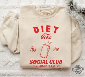 Diet Coke Shirt Diet Coke Lover Sweatshirt Funny Coke Shirt Coke Lover Sweater Viral Pink Diet Coke Shirt revetee 3