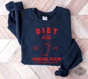 Diet Coke Shirt Diet Coke Lover Sweatshirt Funny Coke Shirt Coke Lover Sweater Viral Pink Diet Coke Shirt revetee 4